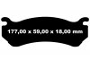Przednie klocki Ultimax2 + tarcze hamulcowe EBC seria PREMIUM Chevrolet Tahoe 2000-2006